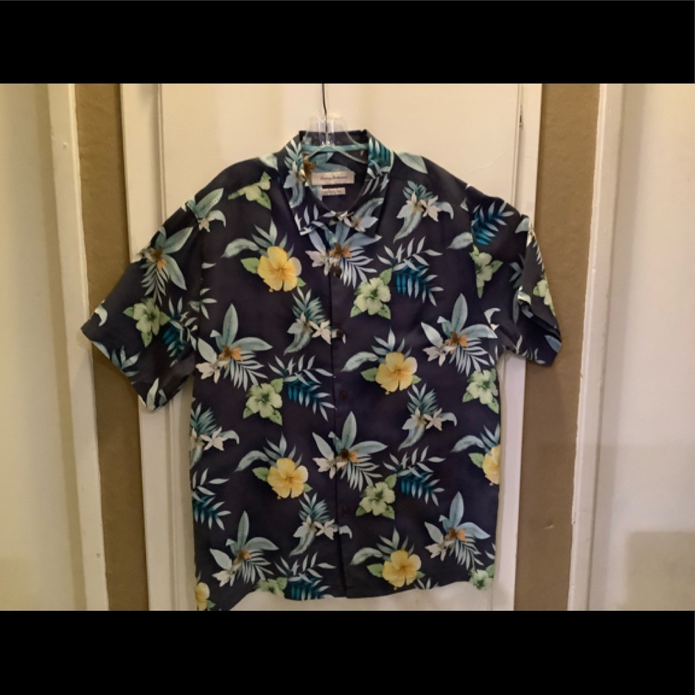 Tommy Bahama, dark blue, size L original fit